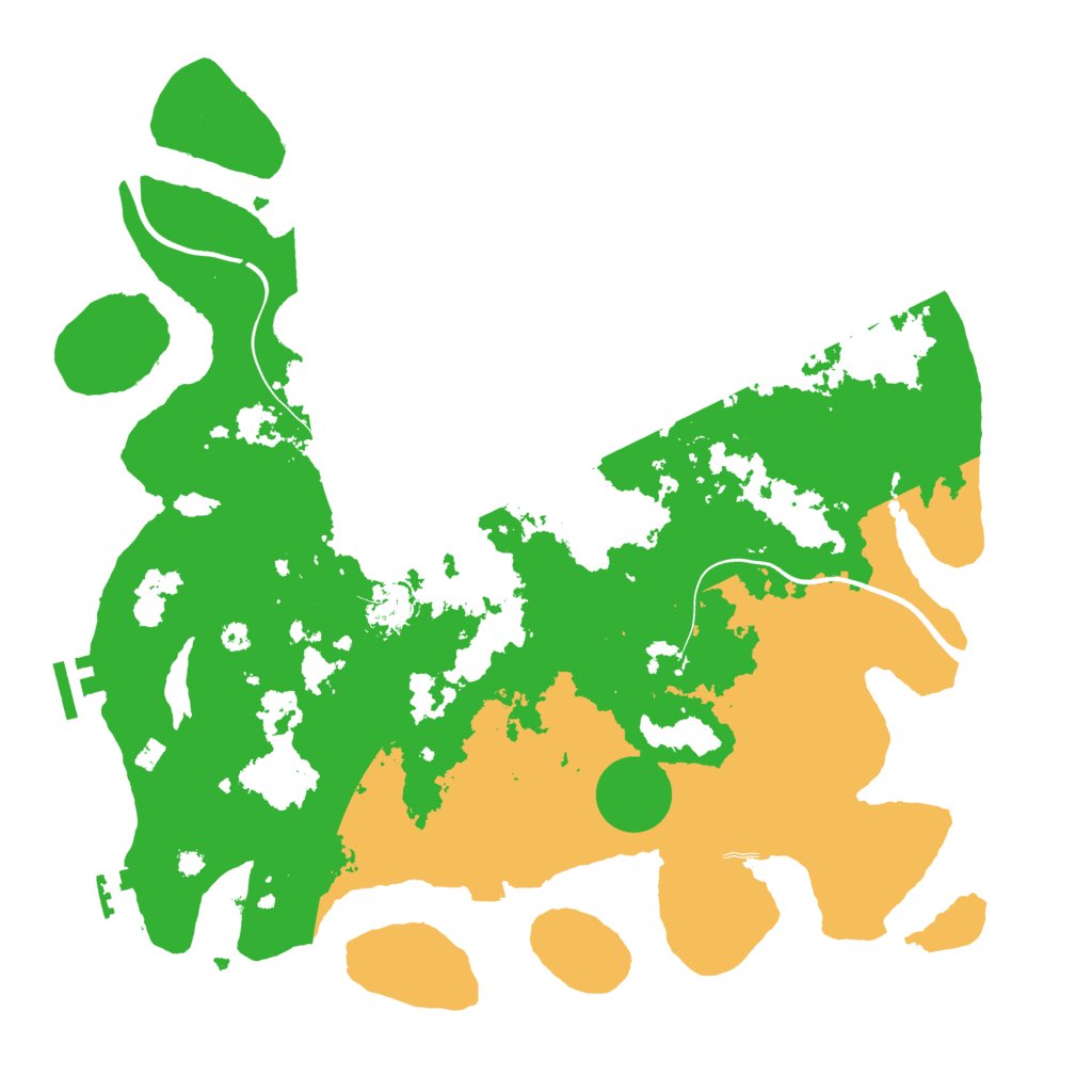 Biome Rust Map: Procedural Map, Size: 3800, Seed: 660151098