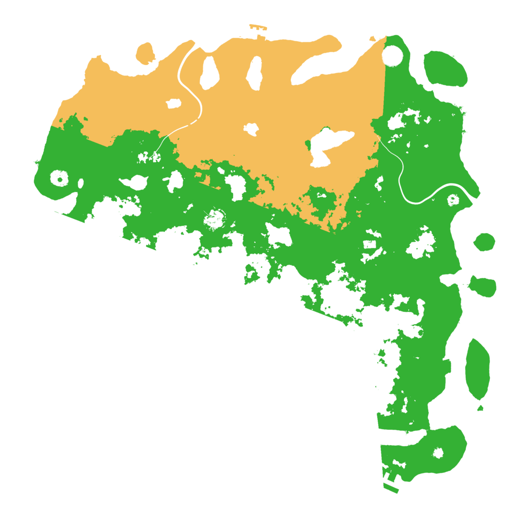 Biome Rust Map: Procedural Map, Size: 4500, Seed: 723936