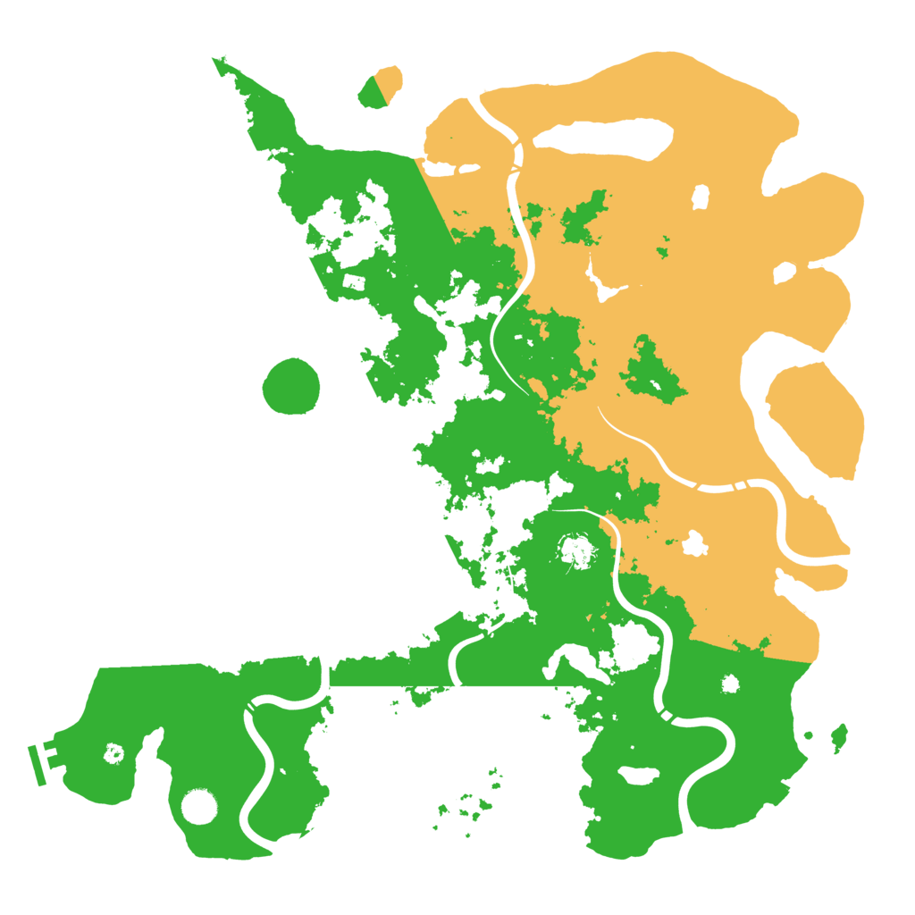 Biome Rust Map: Procedural Map, Size: 4500, Seed: 3297530