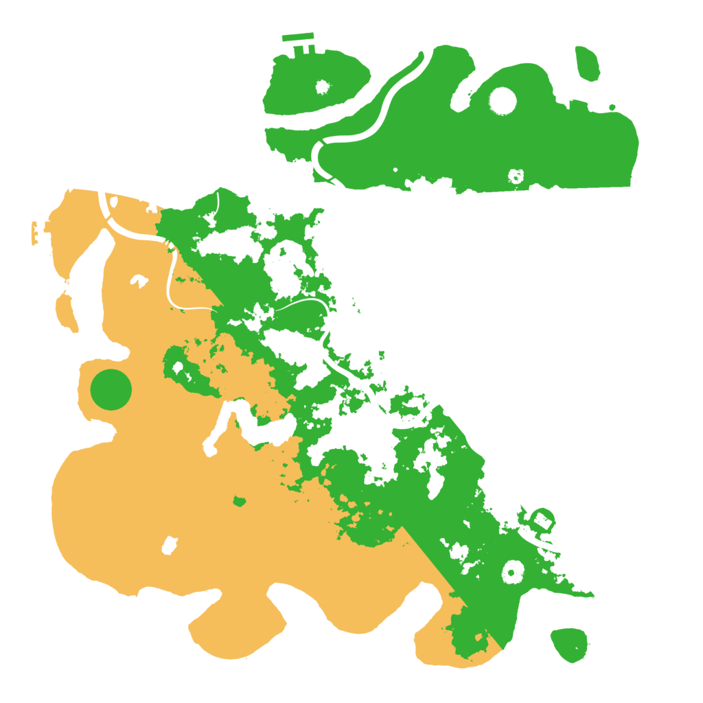 Biome Rust Map: Procedural Map, Size: 4500, Seed: 3266254