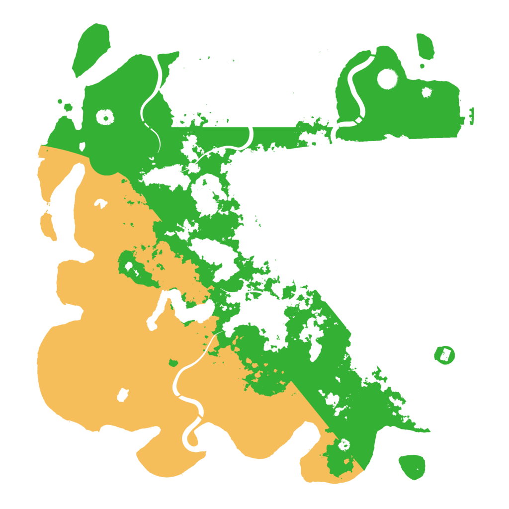 Biome Rust Map: Procedural Map, Size: 4500, Seed: 3266254