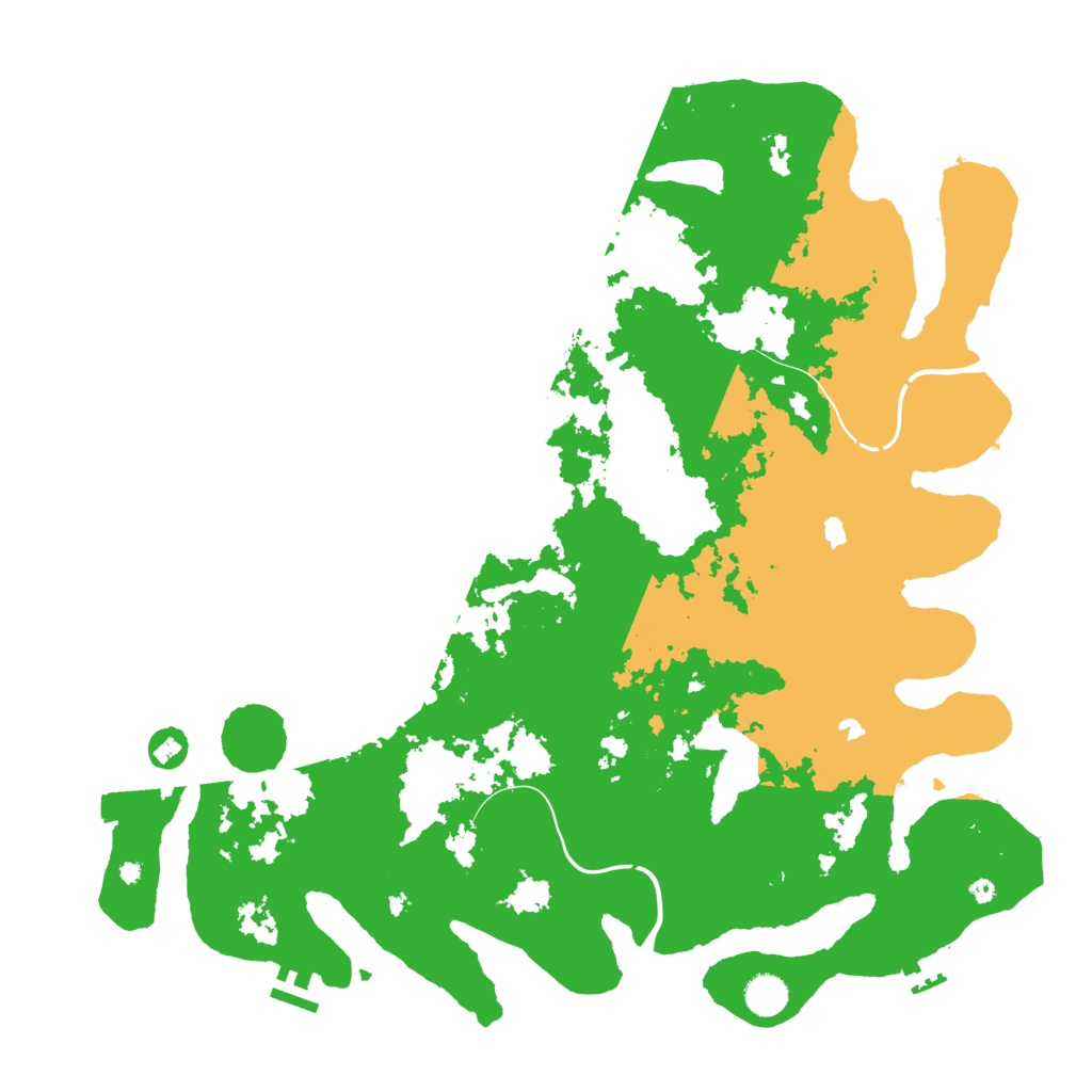 Biome Rust Map: Procedural Map, Size: 4500, Seed: 6057516