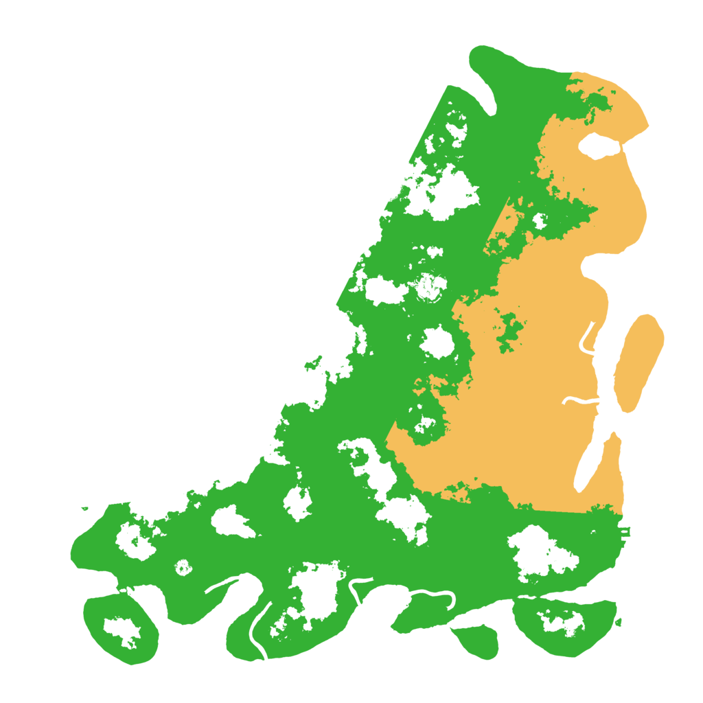 Biome Rust Map: Procedural Map, Size: 4500, Seed: 137820