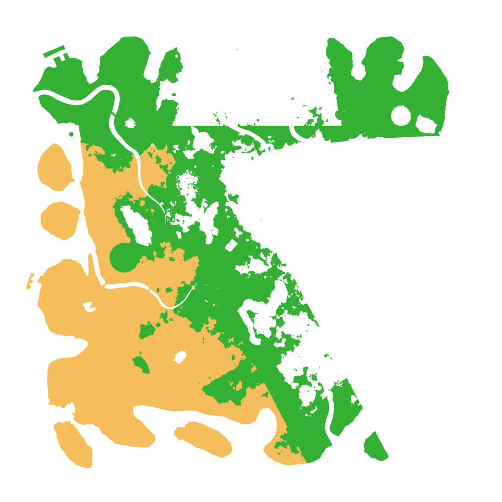 Biome Rust Map: Procedural Map, Size: 4500, Seed: 5776966