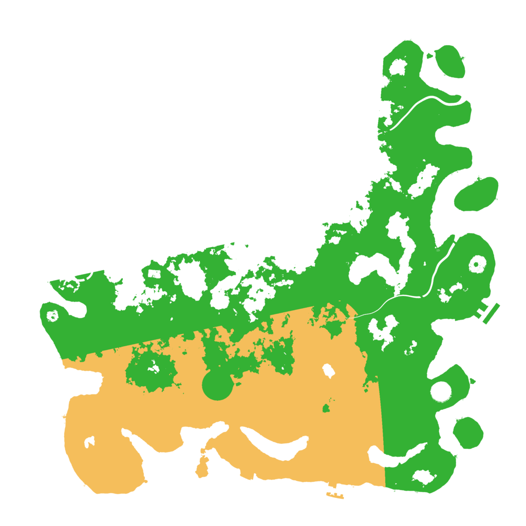 Biome Rust Map: Procedural Map, Size: 4500, Seed: 4334709