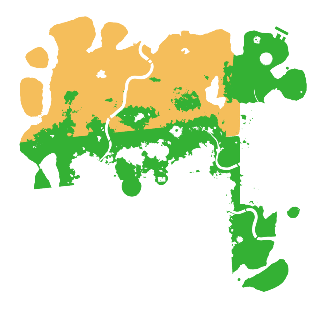Biome Rust Map: Procedural Map, Size: 4500, Seed: 6457188