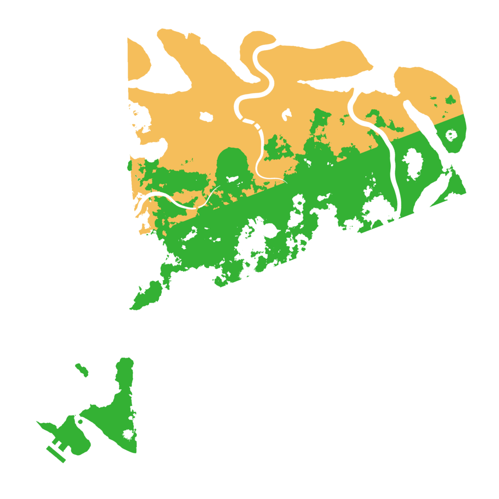 Biome Rust Map: Procedural Map, Size: 4500, Seed: 3794543