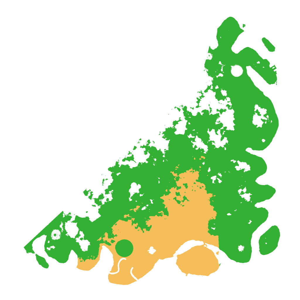 Biome Rust Map: Procedural Map, Size: 4500, Seed: 3801491