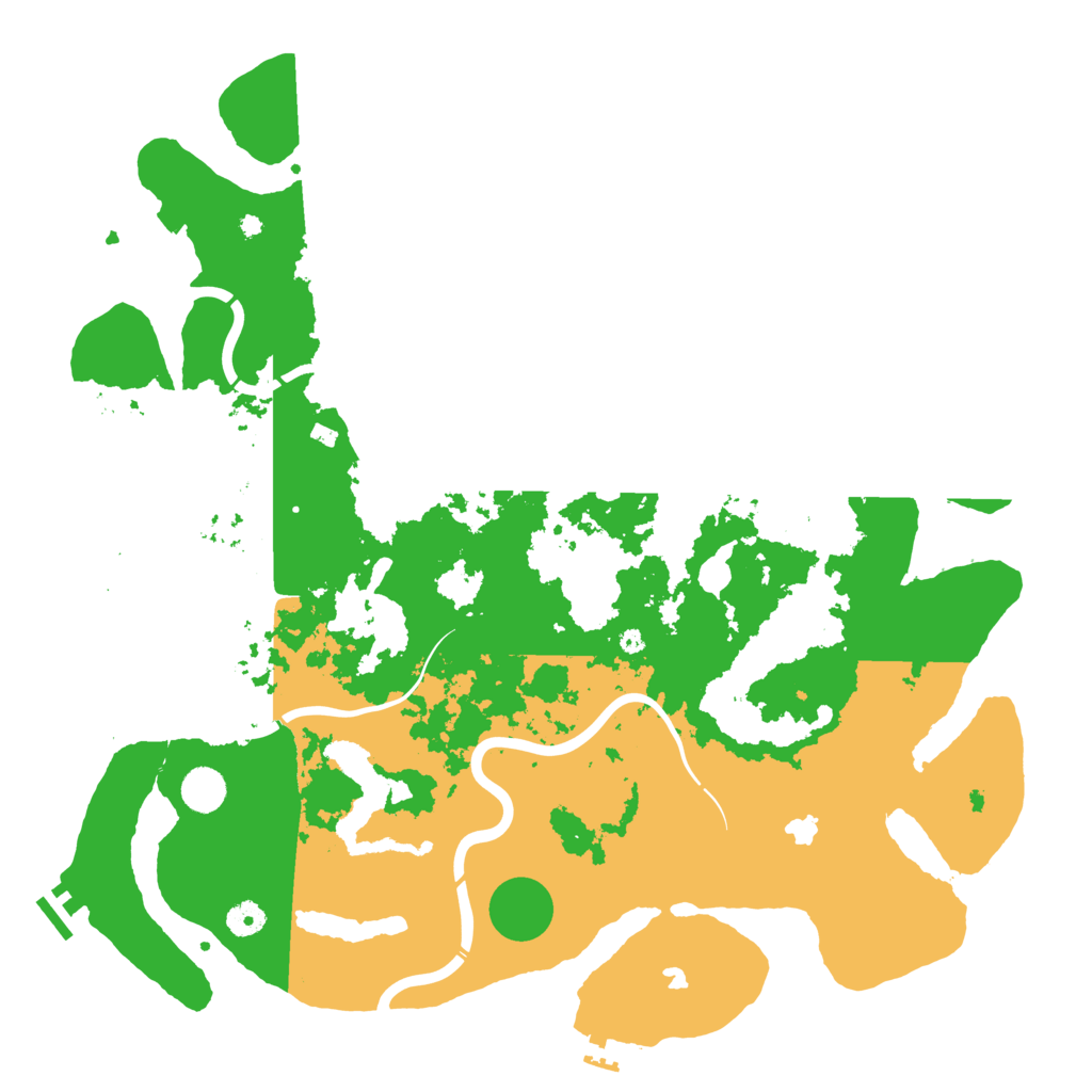 Biome Rust Map: Procedural Map, Size: 4500, Seed: 2235959