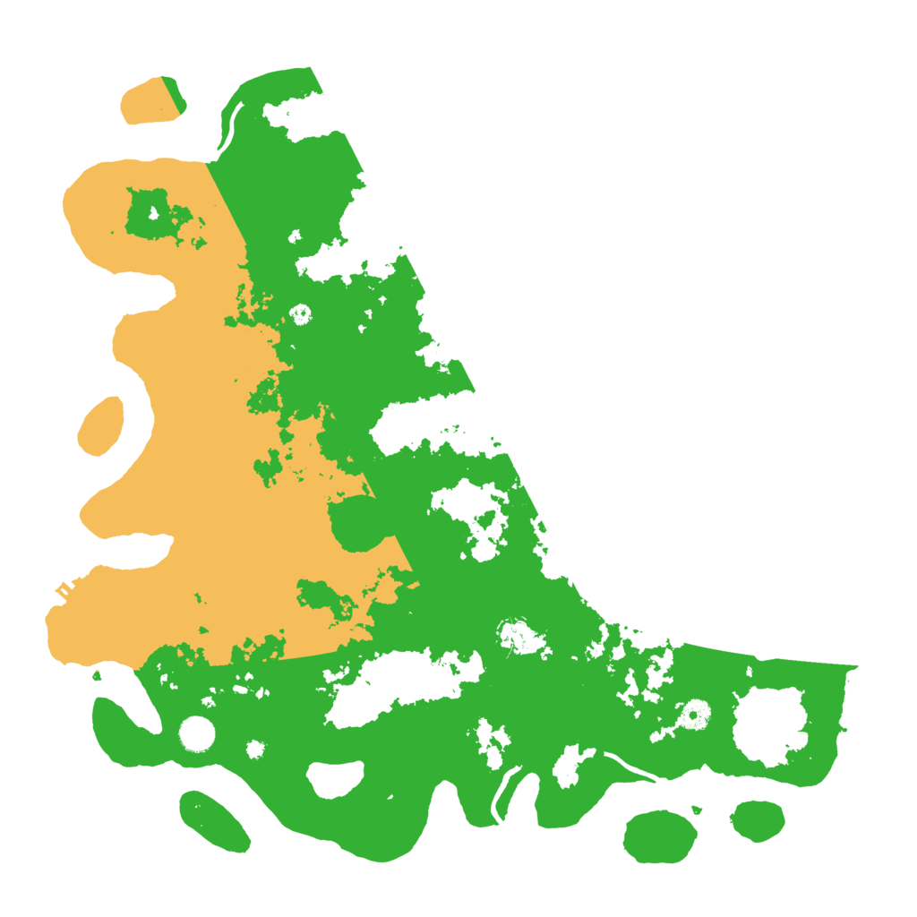 Biome Rust Map: Procedural Map, Size: 4500, Seed: 3951618