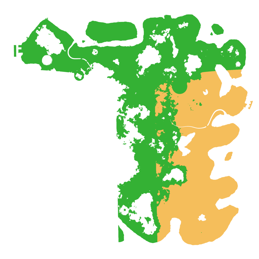 Biome Rust Map: Procedural Map, Size: 4500, Seed: 3514764