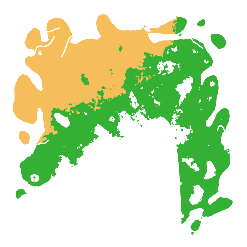 Biome Rust Map: Procedural Map, Size: 4500, Seed: 1400879