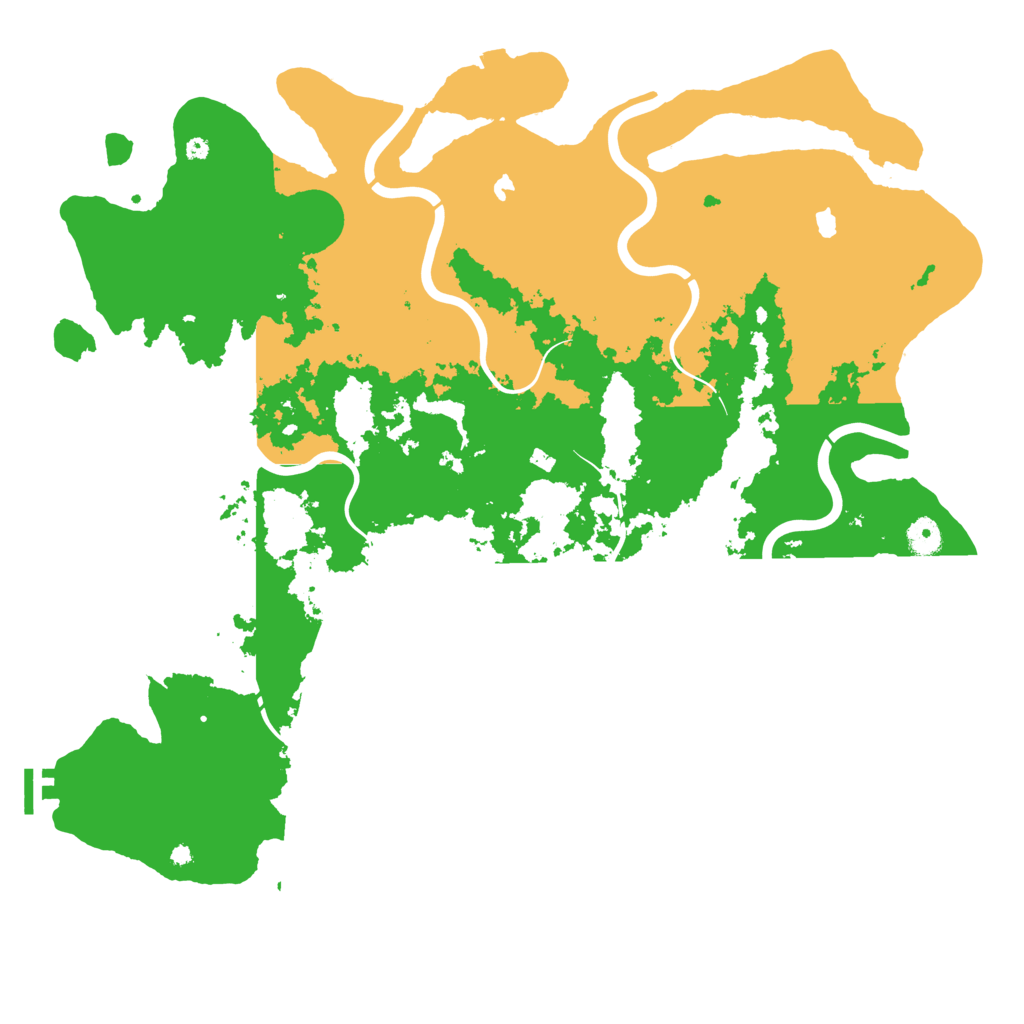 Biome Rust Map: Procedural Map, Size: 4500, Seed: 3820351