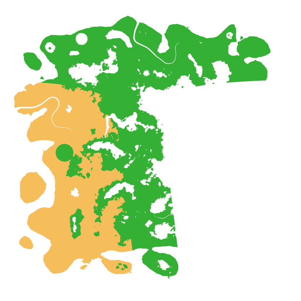 Biome Rust Map: Procedural Map, Size: 4500, Seed: 1595598