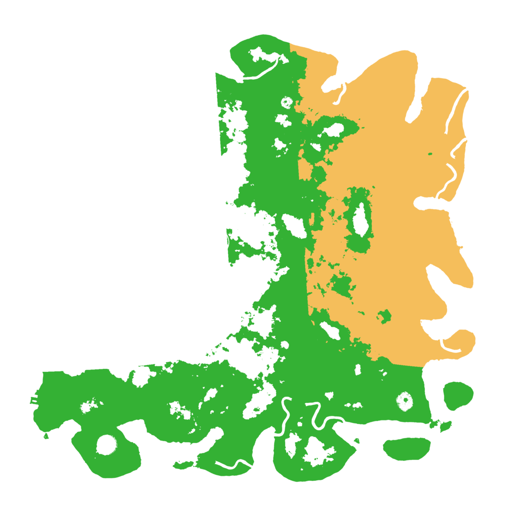 Biome Rust Map: Procedural Map, Size: 4500, Seed: 4673795