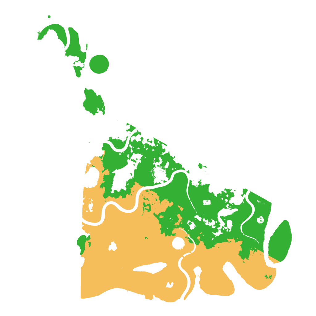 Biome Rust Map: Procedural Map, Size: 4500, Seed: 5722732