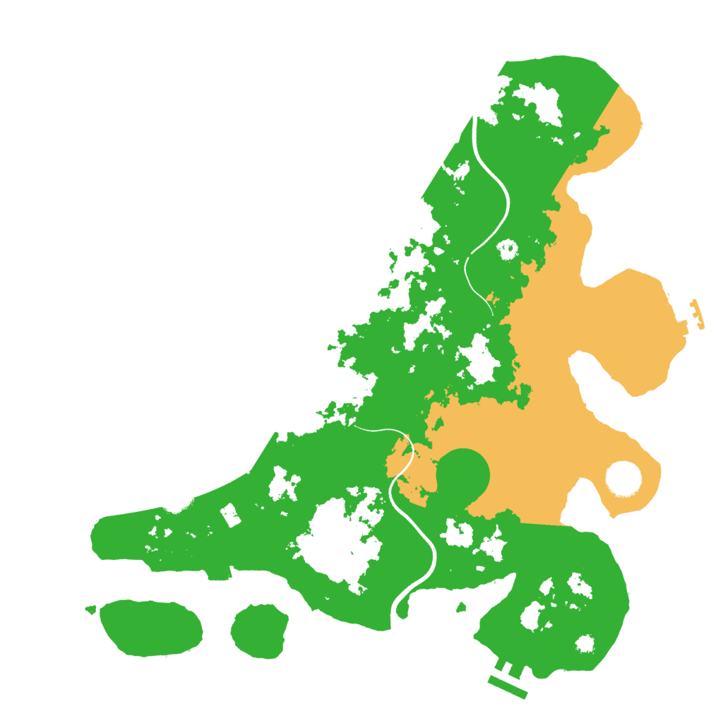 Biome Rust Map: Procedural Map, Size: 3550, Seed: 2147483478