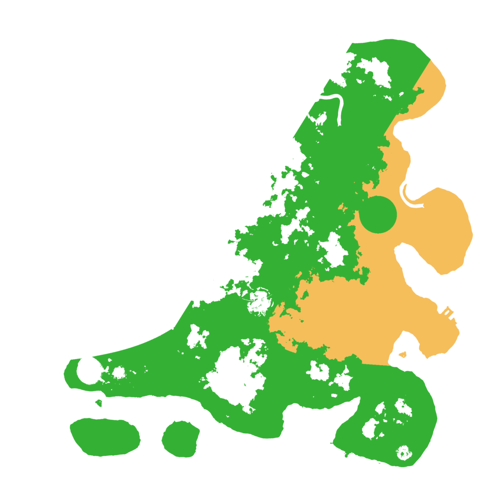 Biome Rust Map: Procedural Map, Size: 3550, Seed: 2147483478