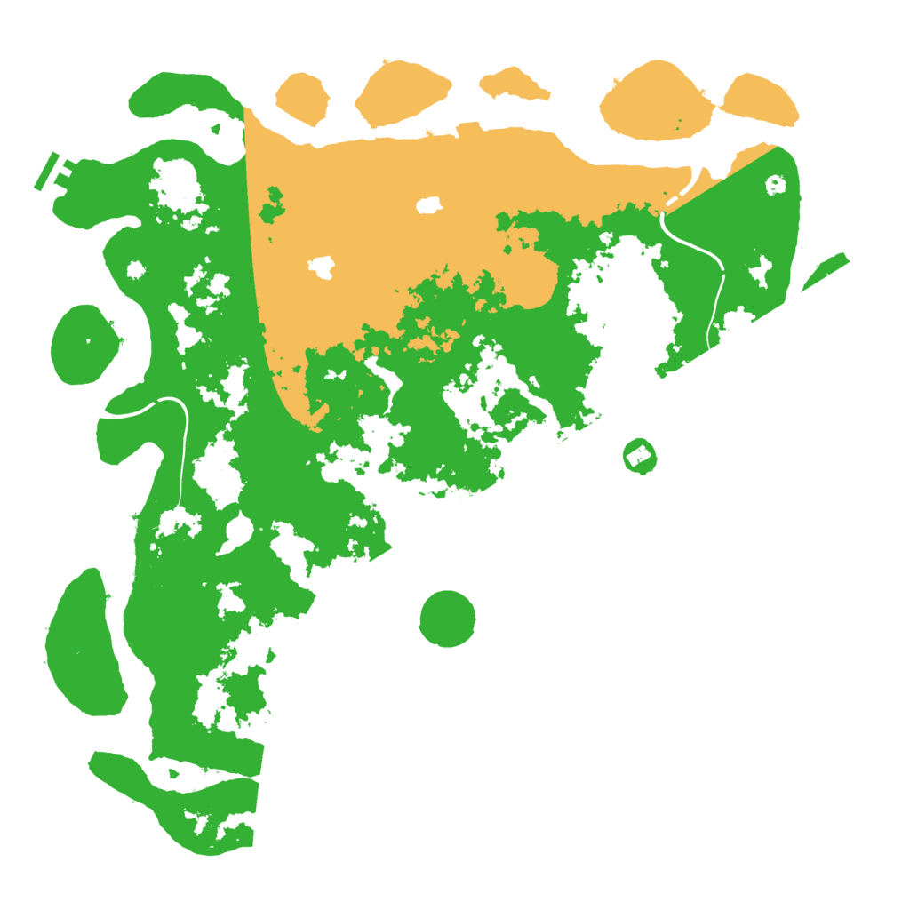 Biome Rust Map: Procedural Map, Size: 4500, Seed: 880463