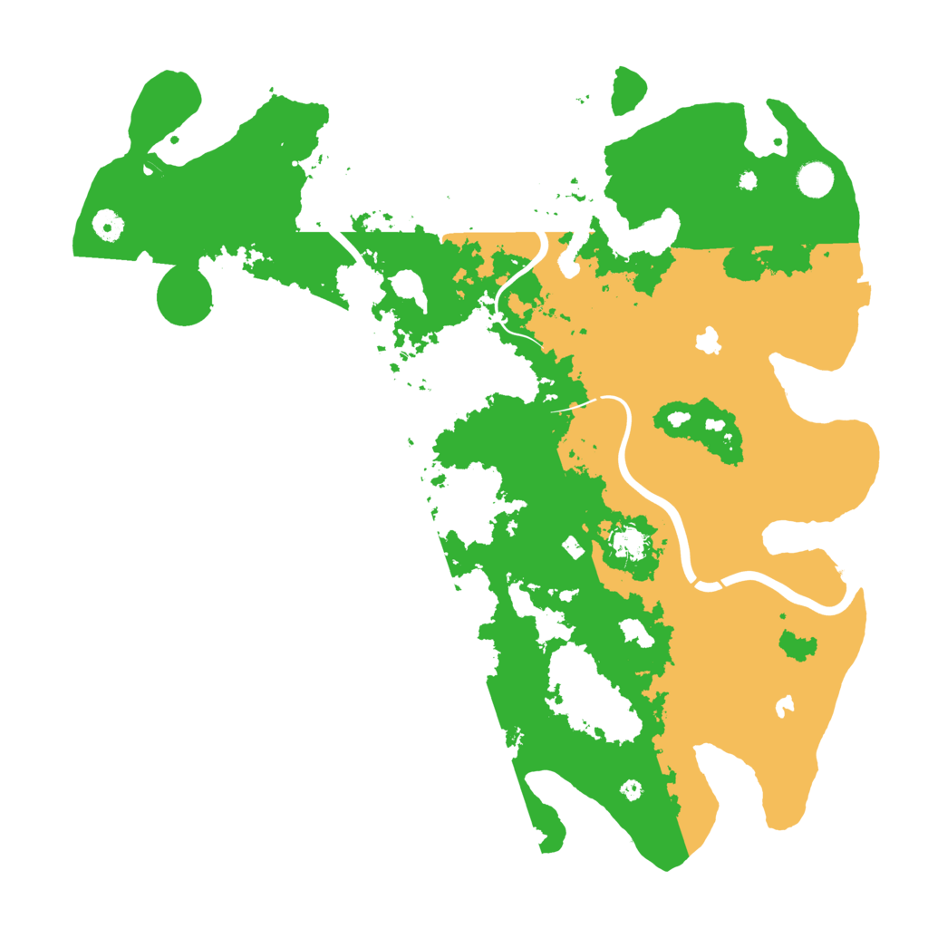 Biome Rust Map: Procedural Map, Size: 4500, Seed: 3672373