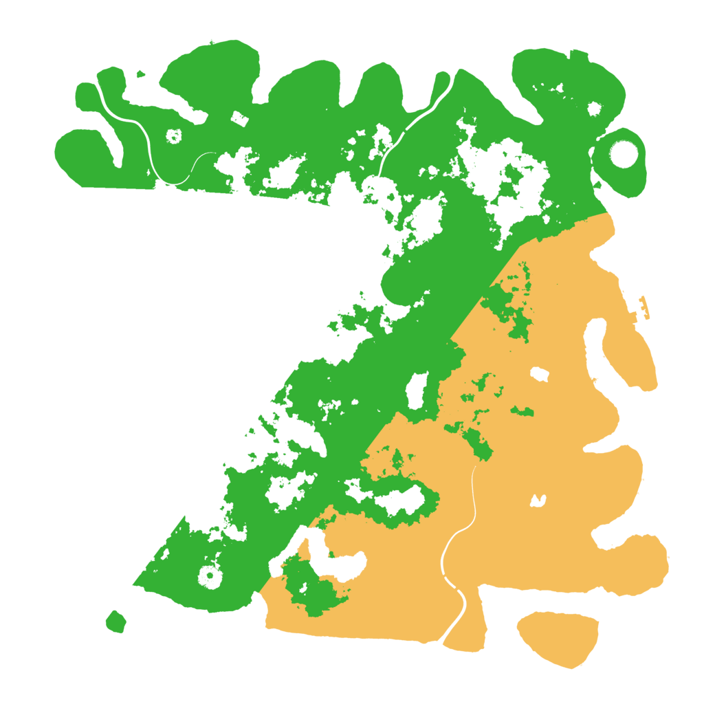 Biome Rust Map: Procedural Map, Size: 4500, Seed: 3417958