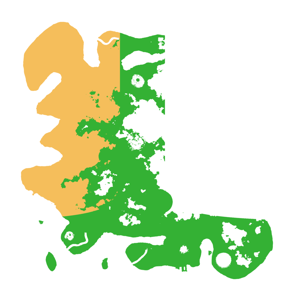 Biome Rust Map: Procedural Map, Size: 3500, Seed: 1623163