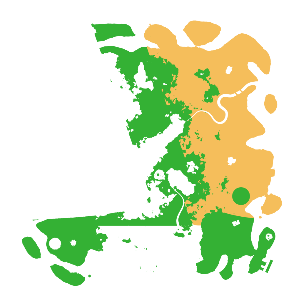 Biome Rust Map: Procedural Map, Size: 4500, Seed: 5296759