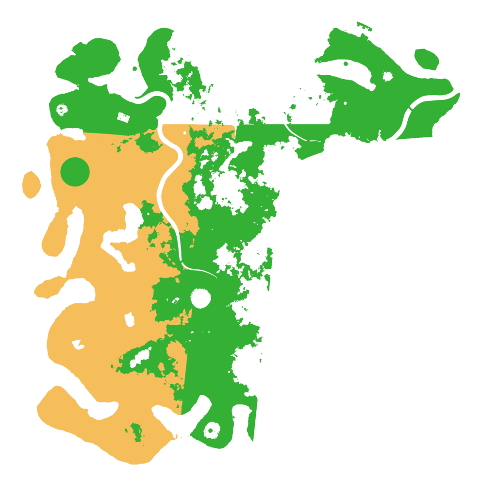 Biome Rust Map: Procedural Map, Size: 4500, Seed: 5130298