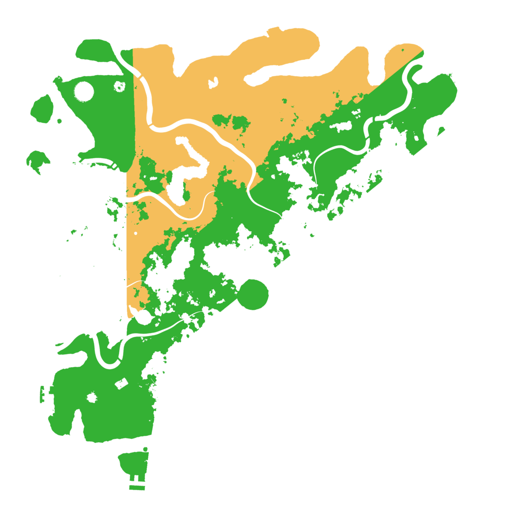 Biome Rust Map: Procedural Map, Size: 4500, Seed: 3673327