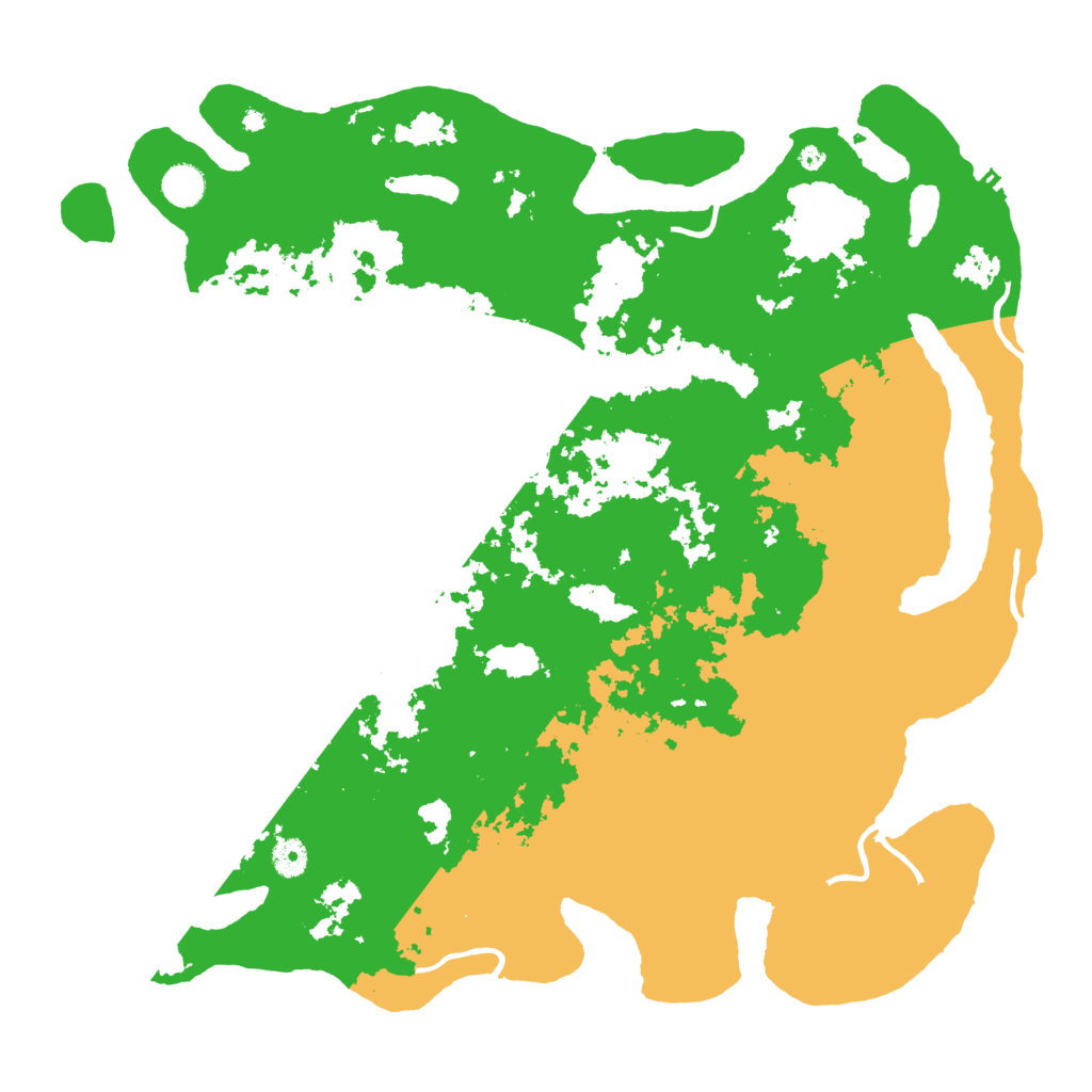 Biome Rust Map: Procedural Map, Size: 4500, Seed: 3691483