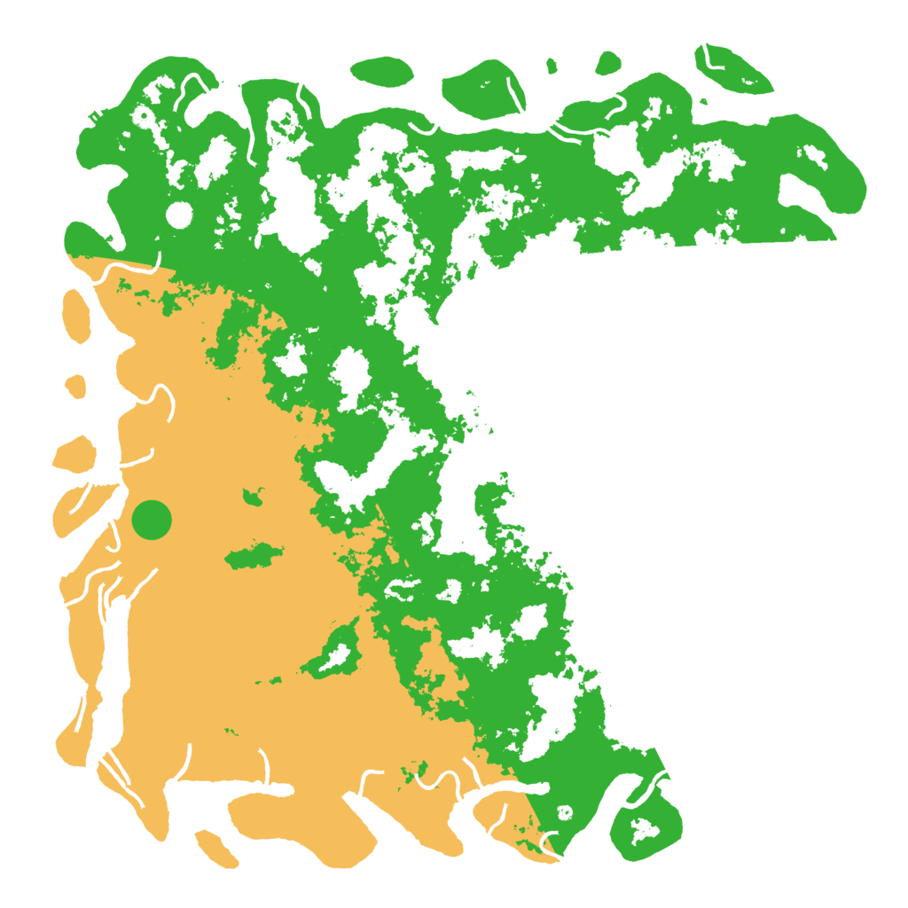Biome Rust Map: Procedural Map, Size: 6000, Seed: 882751