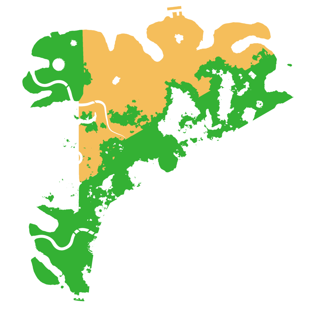 Biome Rust Map: Procedural Map, Size: 4500, Seed: 27224