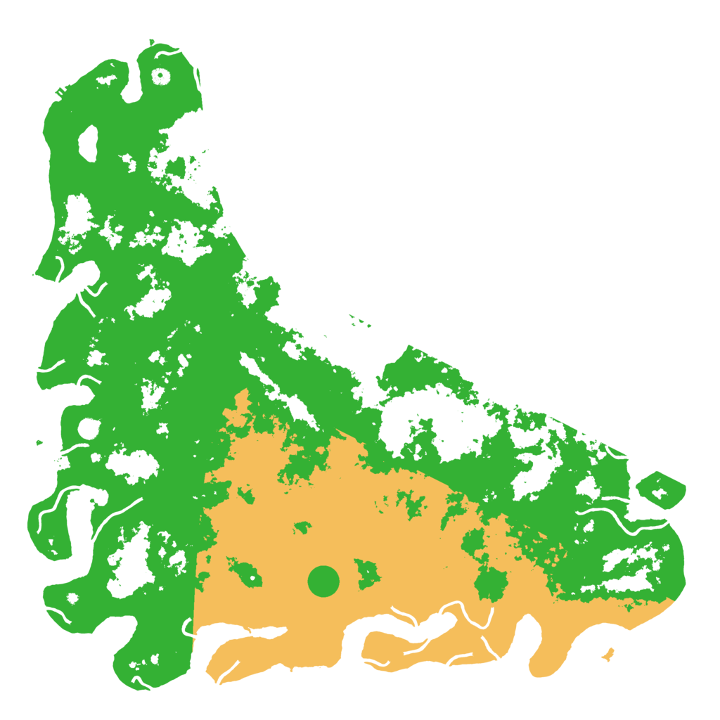 Biome Rust Map: Procedural Map, Size: 6000, Seed: 953815