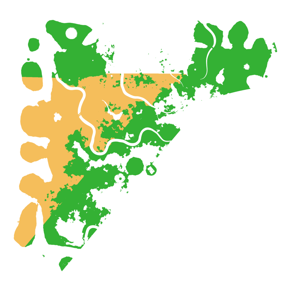 Biome Rust Map: Procedural Map, Size: 4500, Seed: 2825487