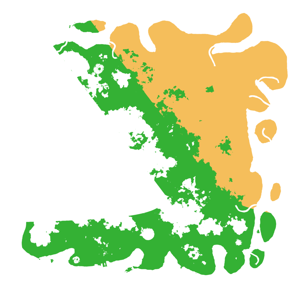 Biome Rust Map: Procedural Map, Size: 4500, Seed: 3482519