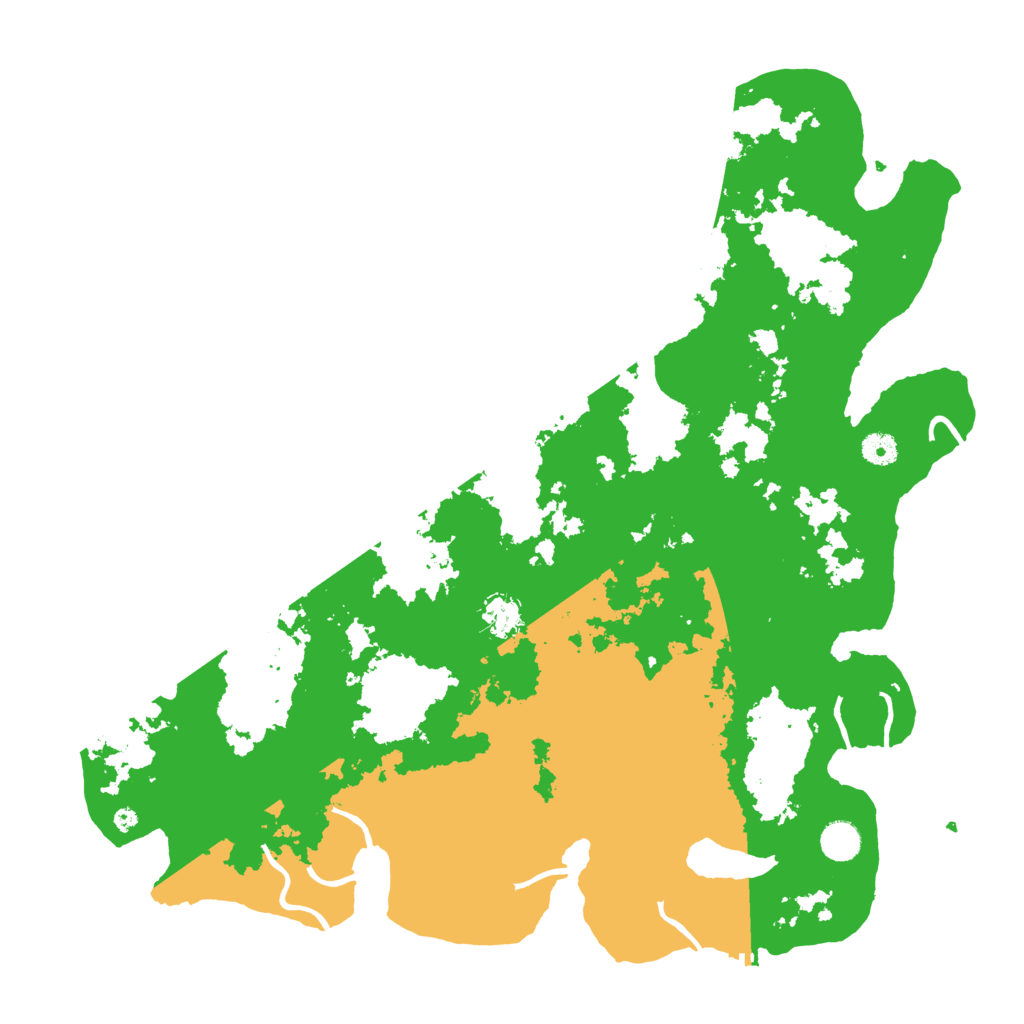Biome Rust Map: Procedural Map, Size: 4500, Seed: 621255