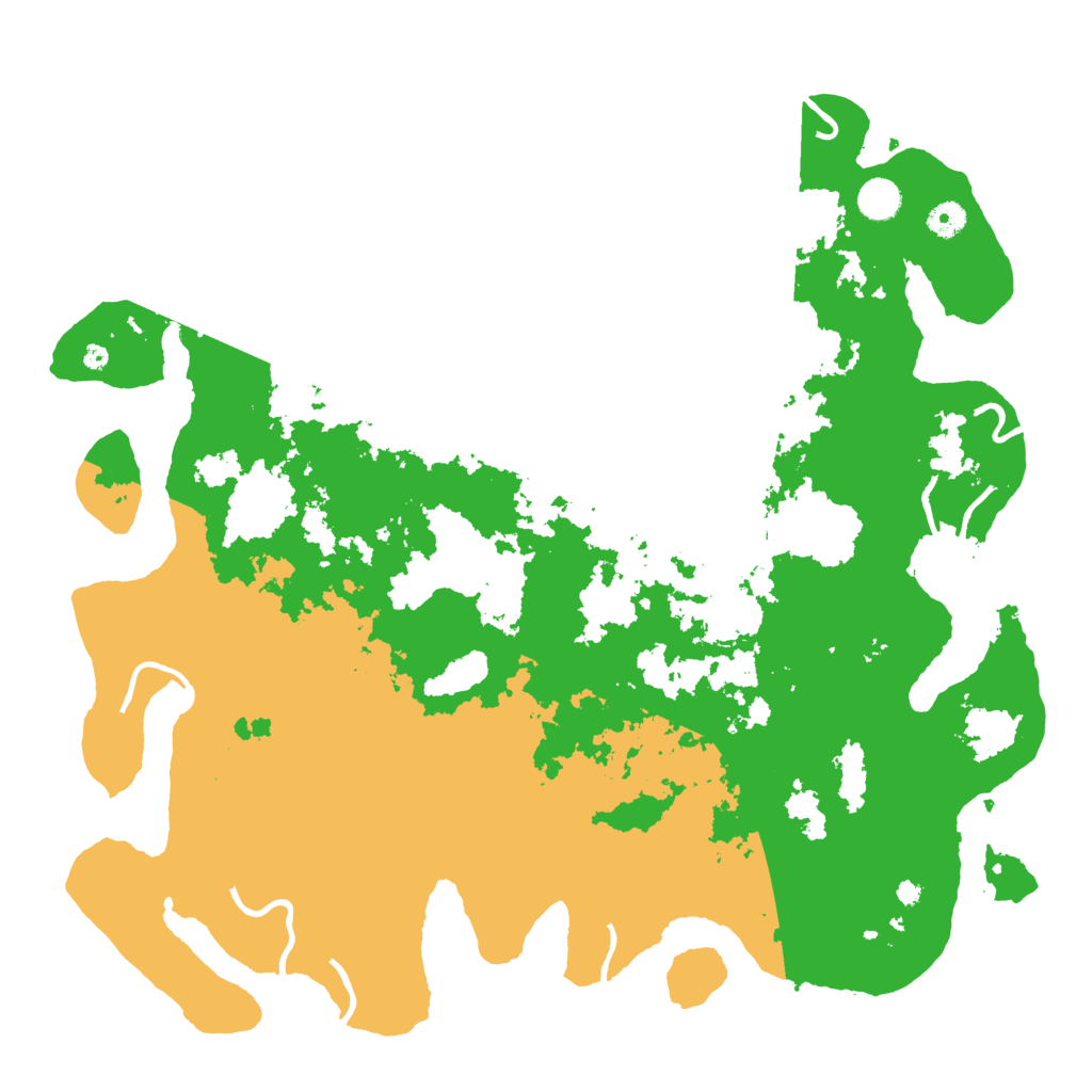 Biome Rust Map: Procedural Map, Size: 4500, Seed: 439517