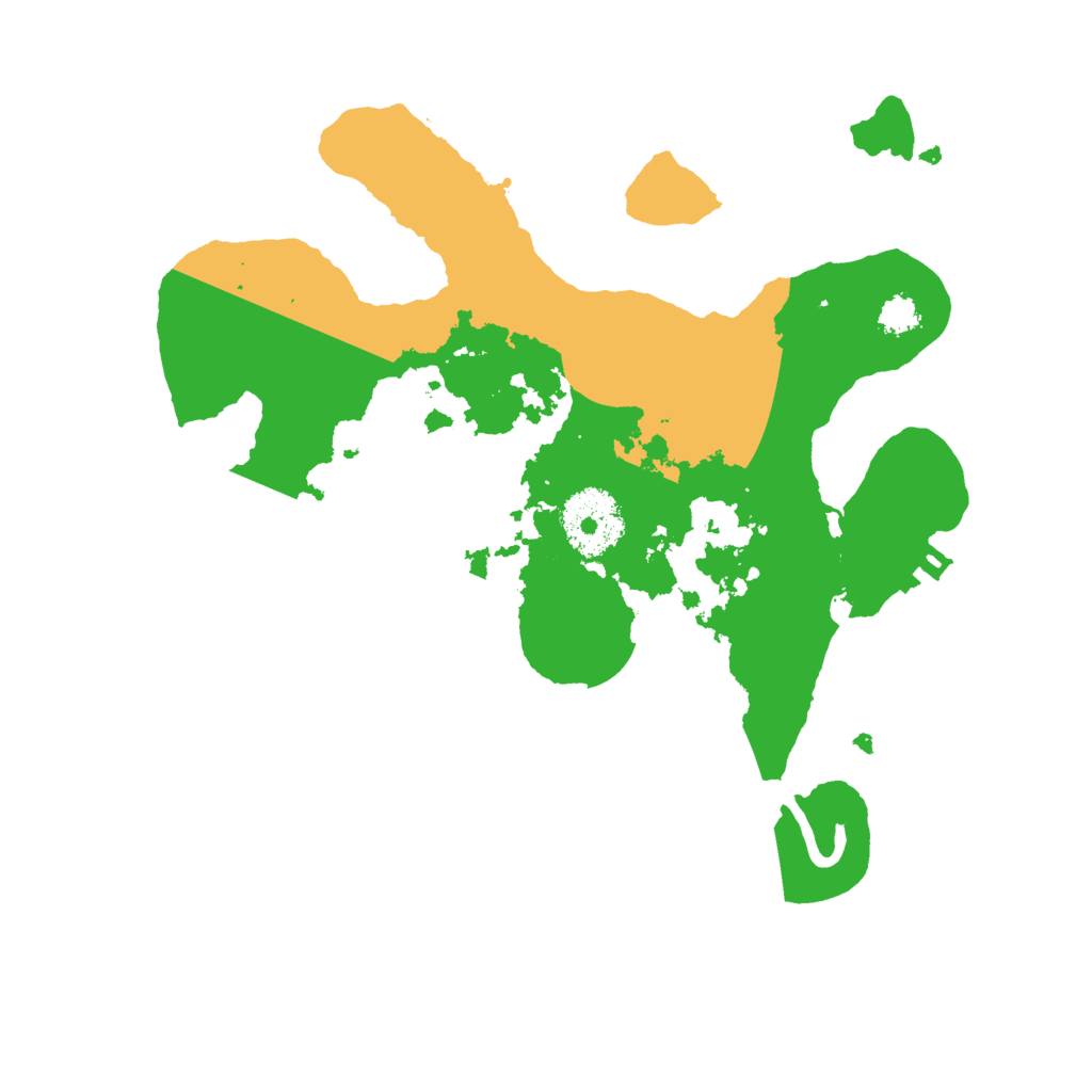 Biome Rust Map: Procedural Map, Size: 2600, Seed: 911