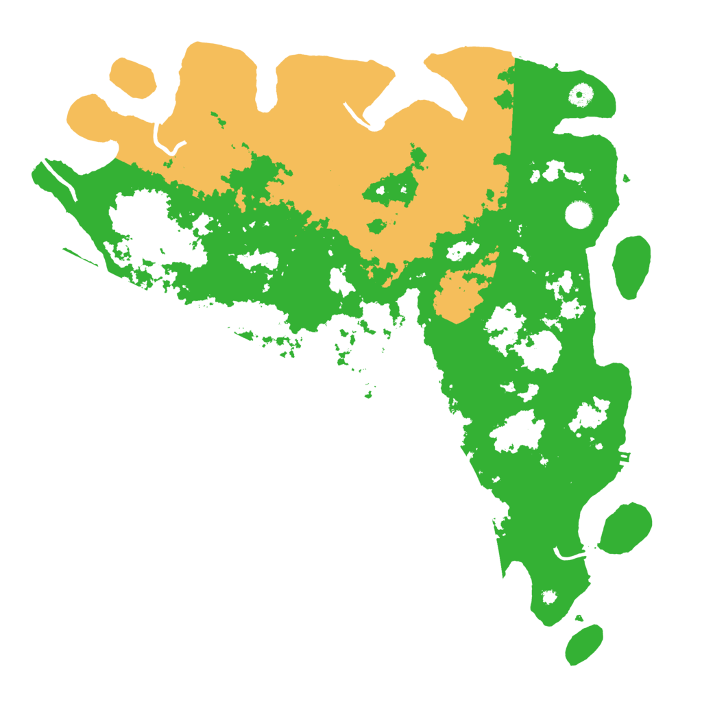 Biome Rust Map: Procedural Map, Size: 4500, Seed: 1779675