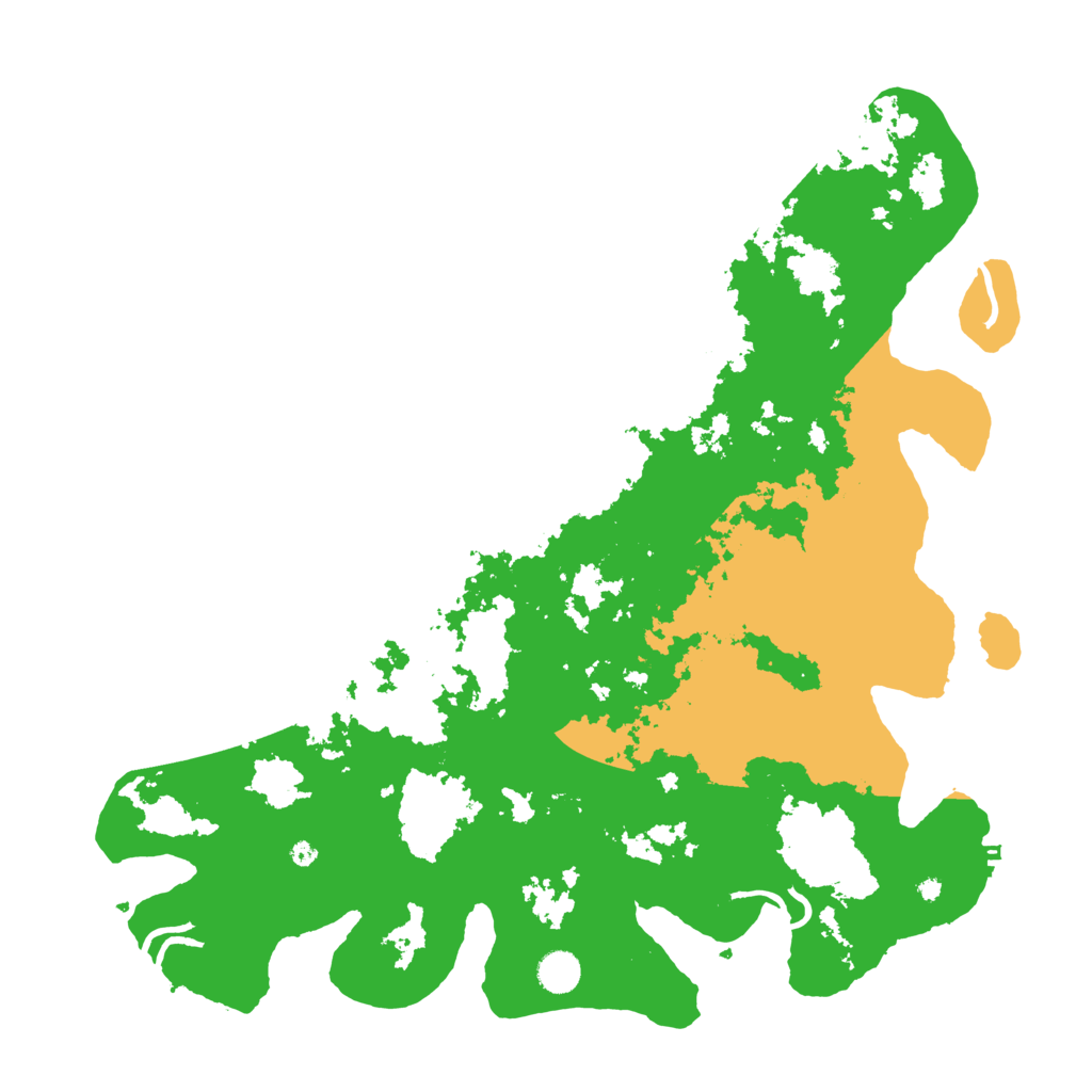 Biome Rust Map: Procedural Map, Size: 4500, Seed: 3261521