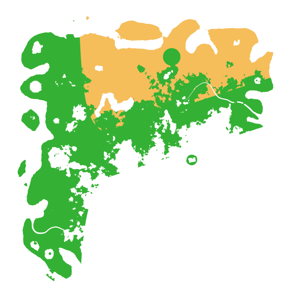 Biome Rust Map: Procedural Map, Size: 4500, Seed: 1308676