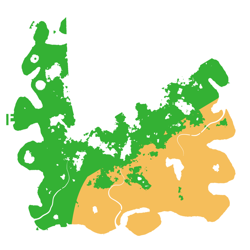 Biome Rust Map: Procedural Map, Size: 4500, Seed: 1889200