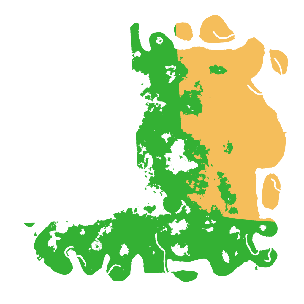 Biome Rust Map: Procedural Map, Size: 4500, Seed: 329597