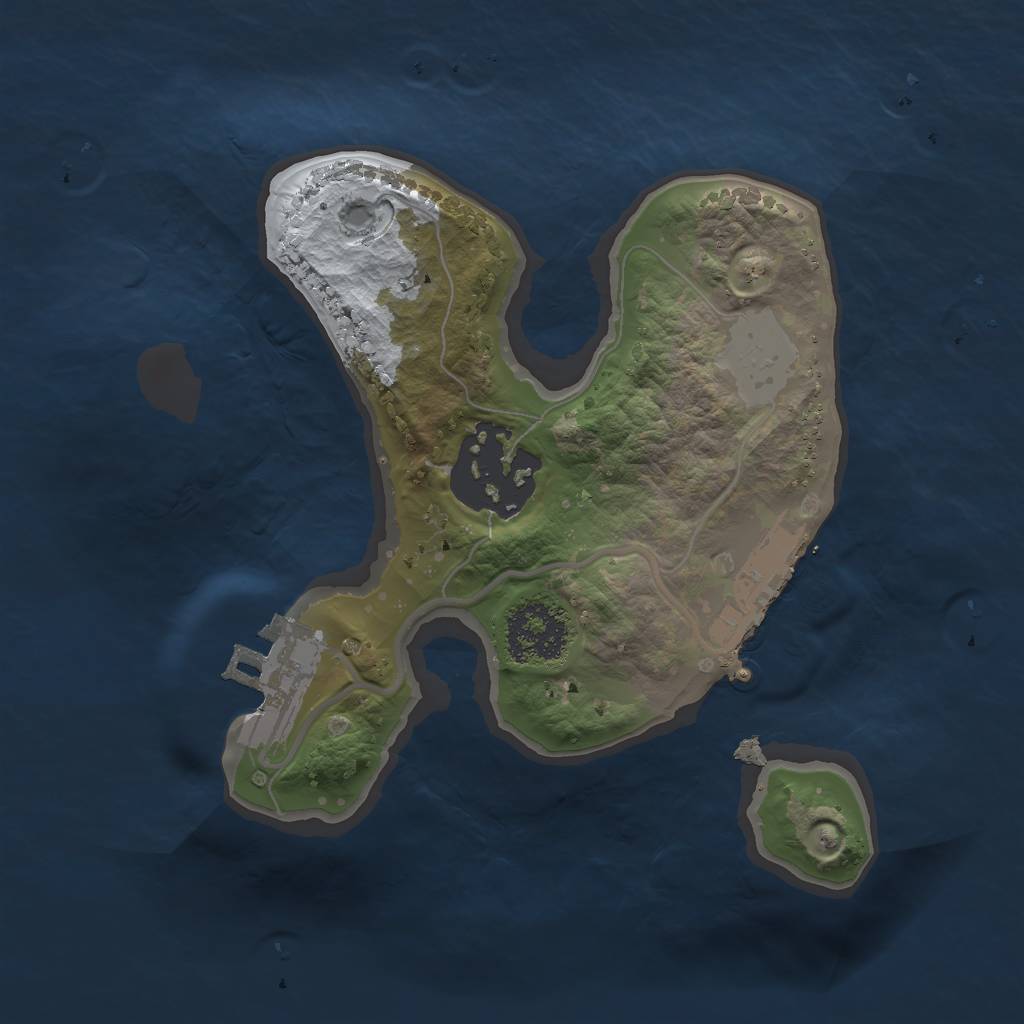 Rust Map: Procedural Map, Size: 1700, Seed: 895, 8 Monuments