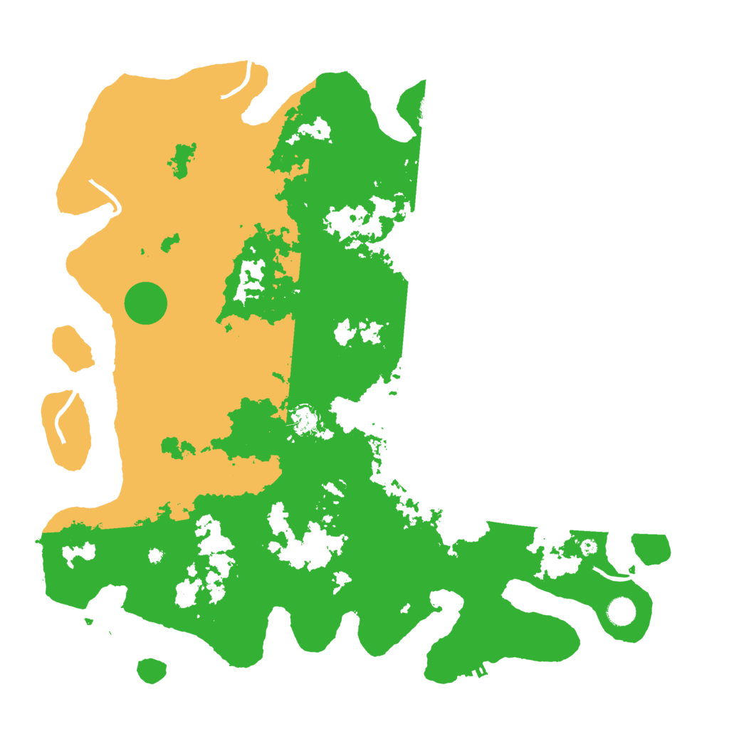 Biome Rust Map: Procedural Map, Size: 4500, Seed: 5421046