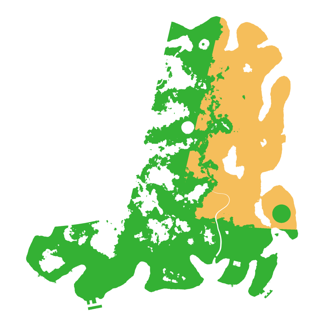 Biome Rust Map: Procedural Map, Size: 4500, Seed: 5392969