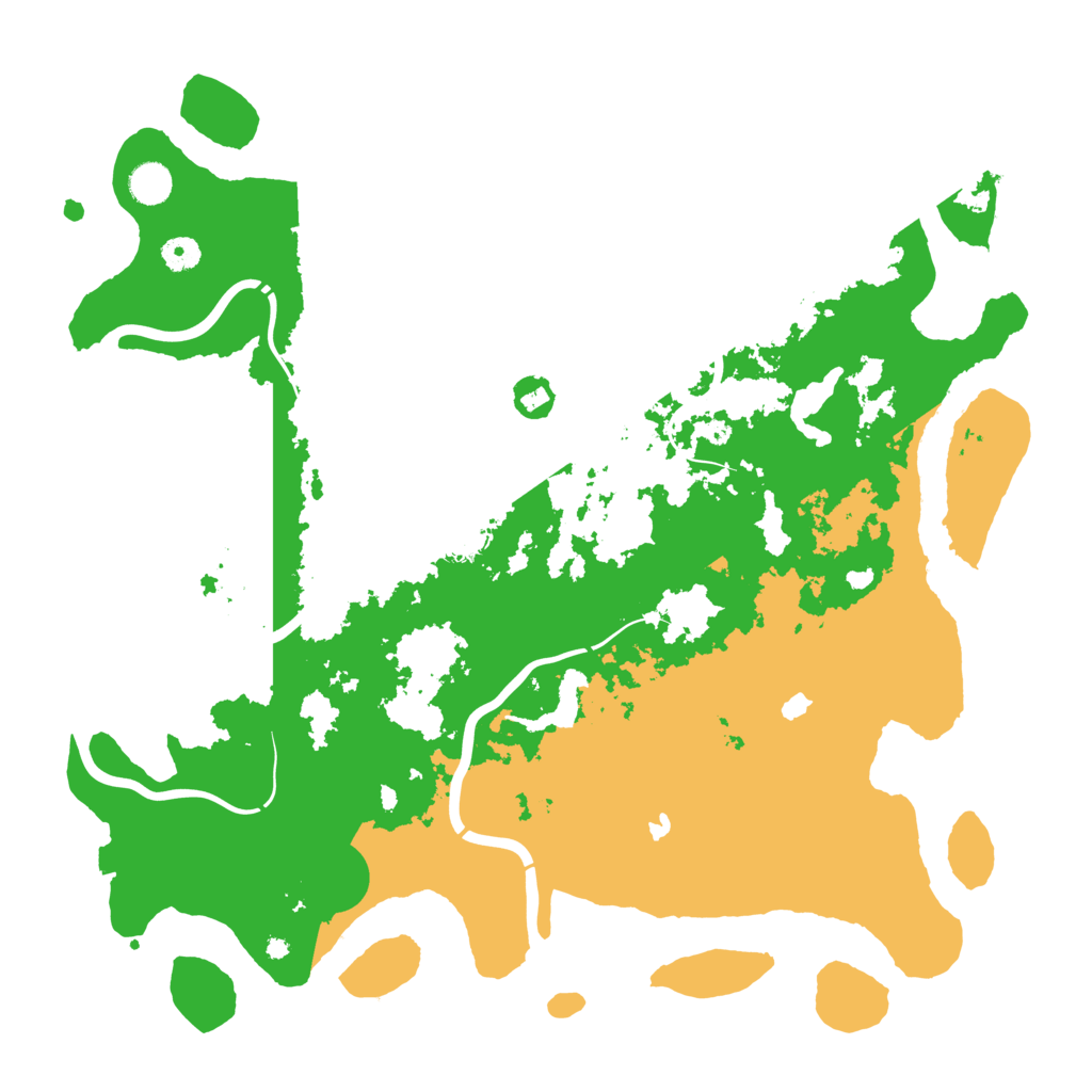 Biome Rust Map: Procedural Map, Size: 4500, Seed: 370985