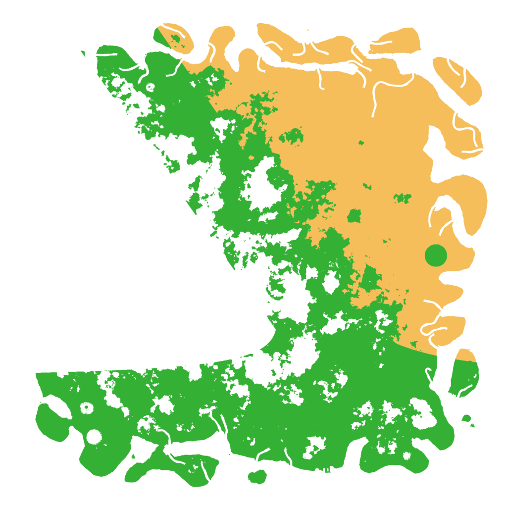 Biome Rust Map: Procedural Map, Size: 6000, Seed: 270658