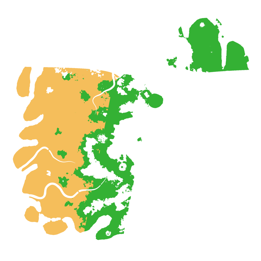 Biome Rust Map: Procedural Map, Size: 5000, Seed: 20220407