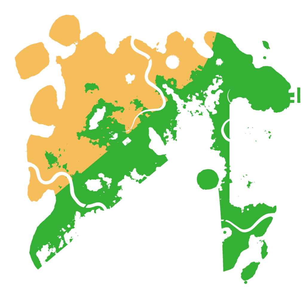Biome Rust Map: Procedural Map, Size: 4000, Seed: 979378401